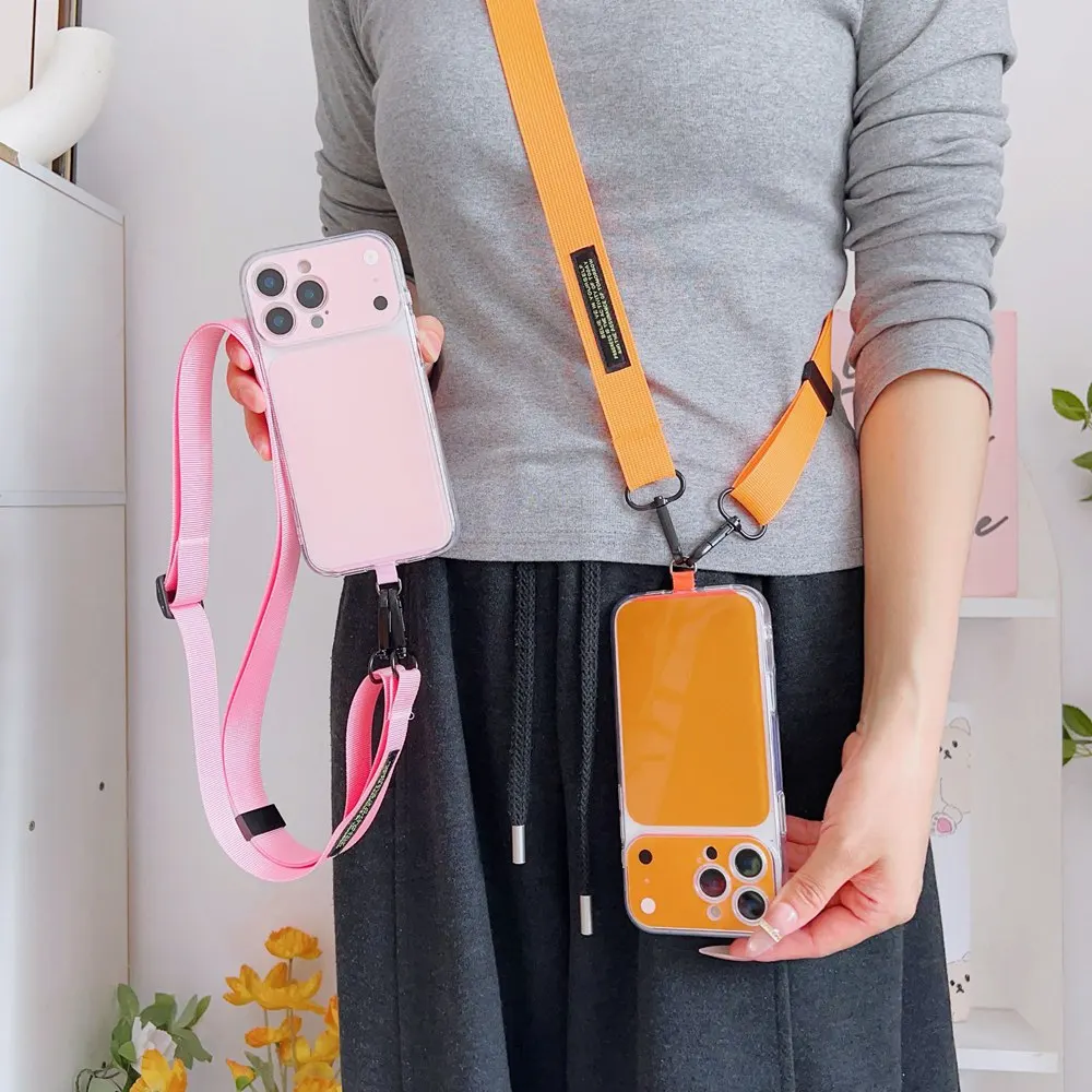 Adjustable Lanyard Crossbody Neck Cord Wrist Strap Silicone Shockproof Phone Case