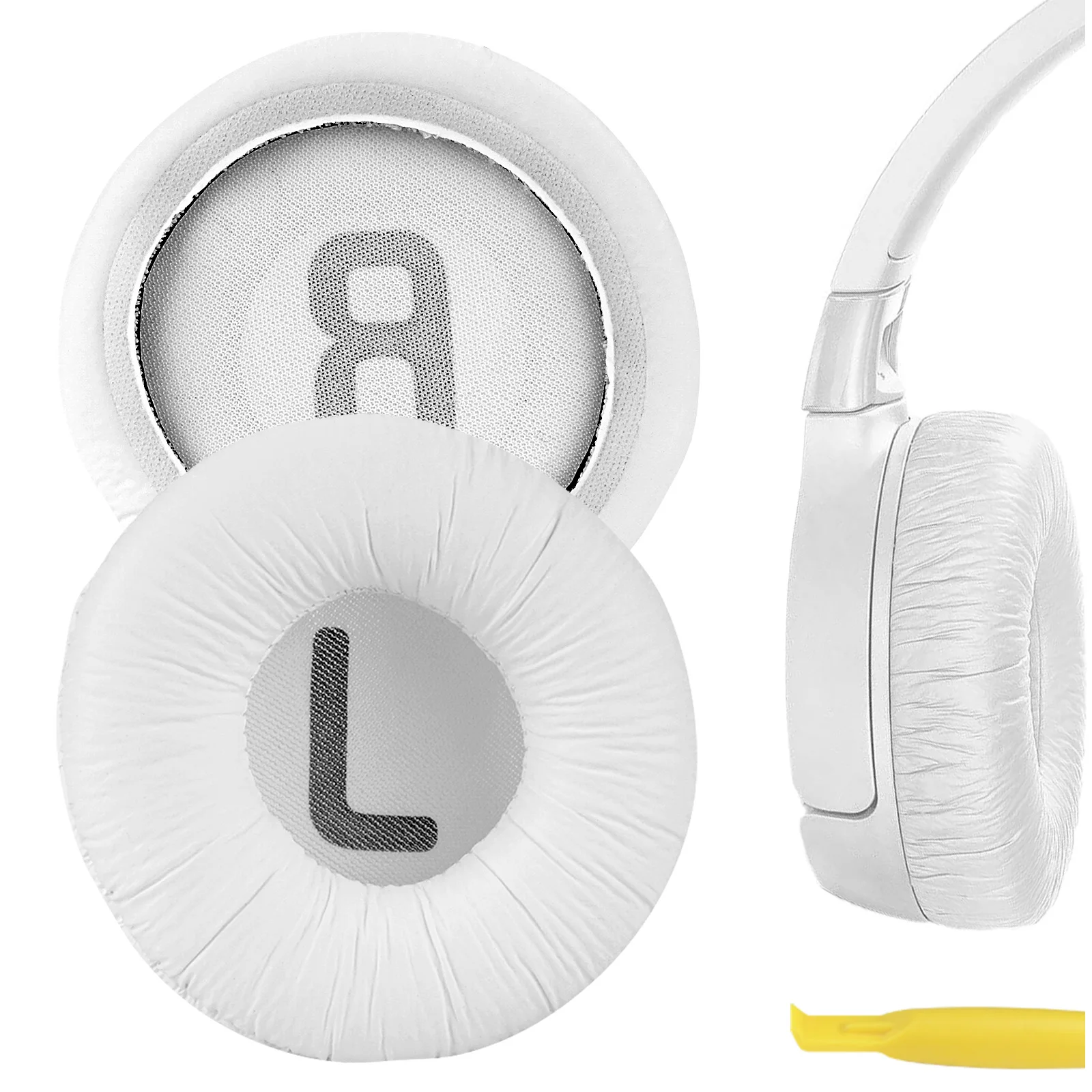 Cuscinetti Auricolari Di Ricambio In Similpelle Geekria Quickfit Per Jbl Jr300, Jr300Bt, T450Bt, T500Bt, Tune 500, Tune 500Bt, Tune 510Bt