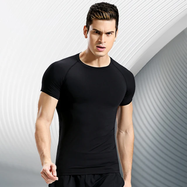 Camisetas deportivas de secado rápido para hombre, camiseta de compresión  para gimnasio, culturismo, fútbol, Brasil - AliExpress
