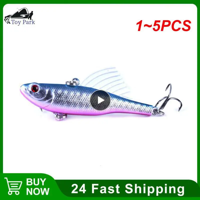 

1~5PCS 6.5cm 17.2g Fishing Lures Artificial Hard Bait Pesca Tackles Hooks Fish Wobbler Crankbait For Freshwater Saltwater