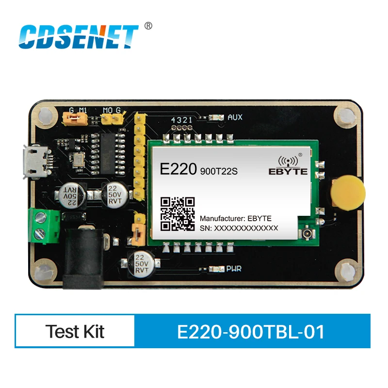 CDSENET LLCC68 LoRa/FSK Test Board 900MHz E220-900TBL-01 Wireless Transmitter Receiver E220-900T22S Module 22dBm SMD USB TTL