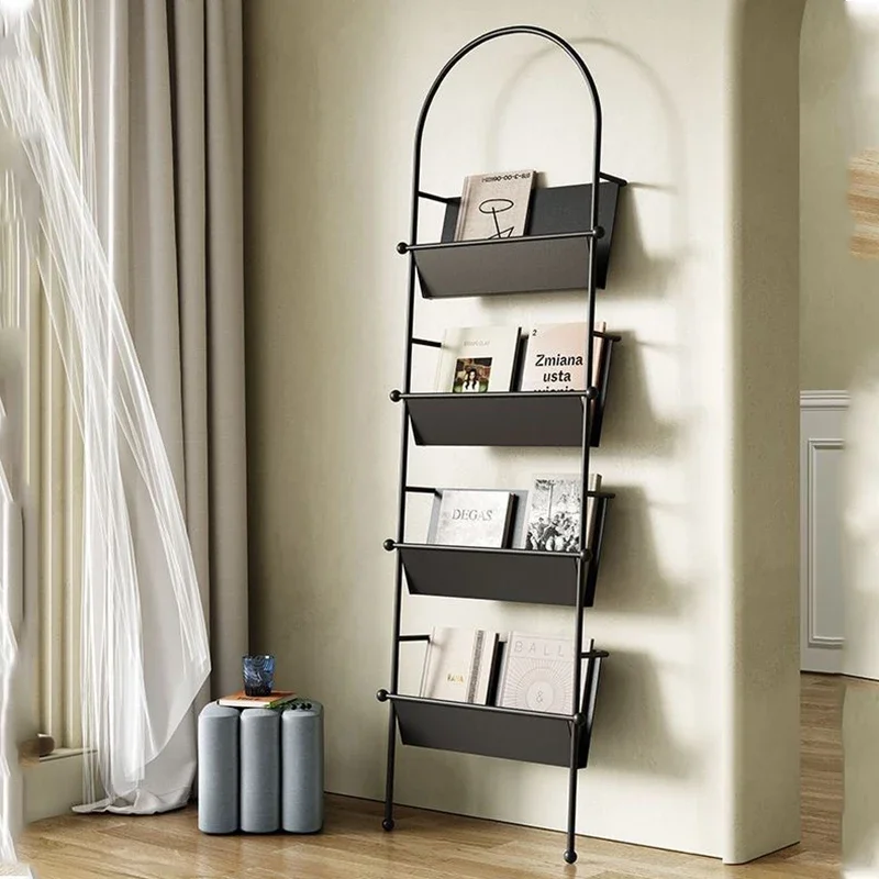 Display Archiviazione Scaffale Per Libri Lato Portaoggetti In Metallo Soggiorno Scaffale Per Libri Angolo Libreria Estanteria Mobili Soggiorno