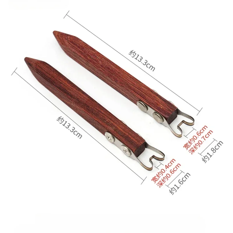 Pottery Sculpture Scraper & Clay Extruder Tool – Wooden Handle Trimming Tool 6
