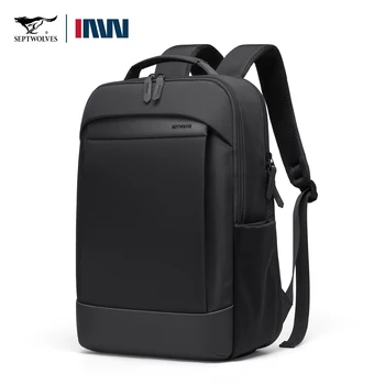 Septwolves Business Men 16 Inch Computer Backpack Scratch-resistant Large Male Travel Backpack High-quality Stylish Laptop Bag 1