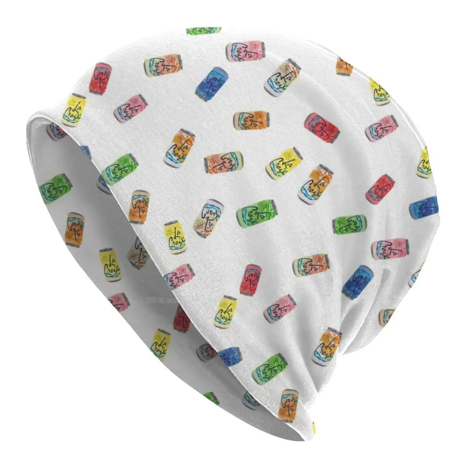 La Croix Modello Cappello Lavorato A Maglia Berretto Caldo Berretti Da Esterno Soda Pop Acqua Frizzante Lattine La Croix 9 Limone Arancia Cocco Pesca 