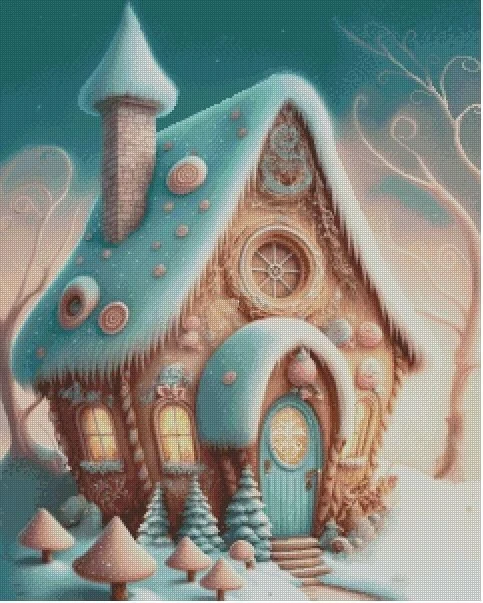 

Gold Collection Counted Cross Stitch Kit Lovely Beauty hazy hut 54-64