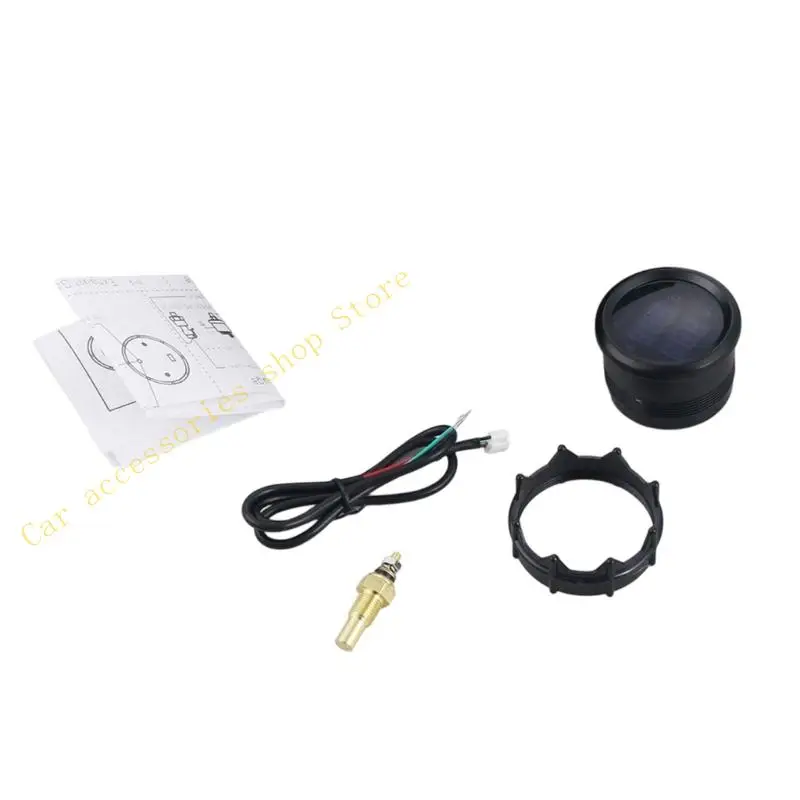 자동차 트럭 보트 12V 24V용 전원 모니터가 있는 2인치 52MM 디지털 수온 표시기