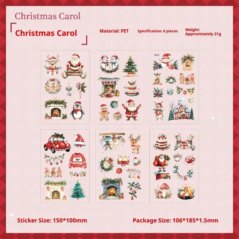 מדבקת אינדקס תווית חמודה רקמה עצמית חומר מדבקה חבילת תוויות יומן אלבום מקושט מדבקות ציוד כתיבה