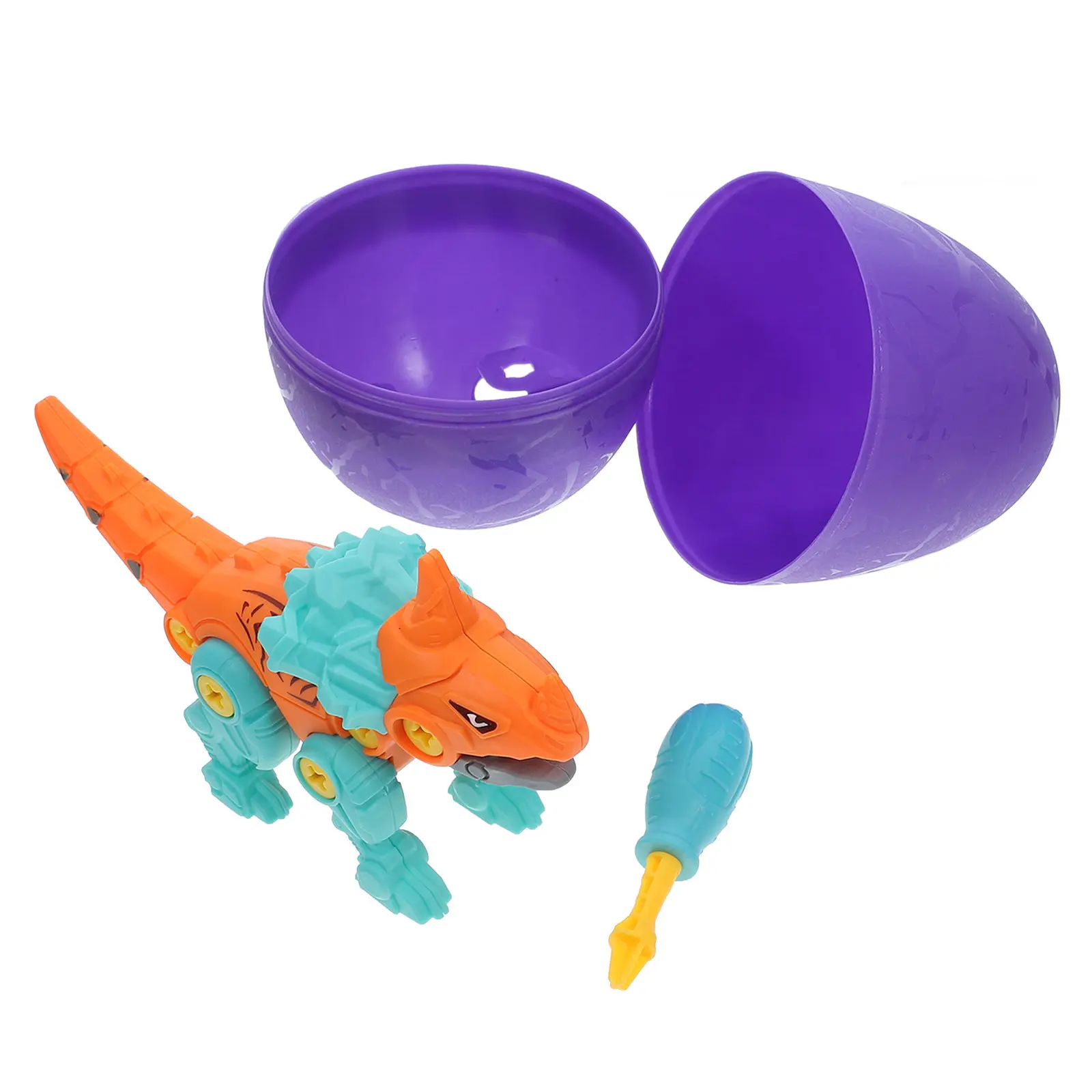 1세트 공룡알 장난감 DIY 분해 조립 게임 어린이를 위한 창의적 학습 유연성과 사고력 개발