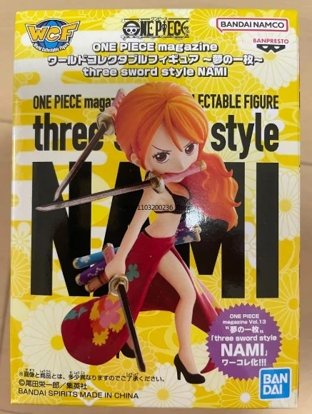 ONE PIECE three sword style NAMI ワーコレ BANDAI Original ONE PIECE MAGAZINE Three Sword Style Nami