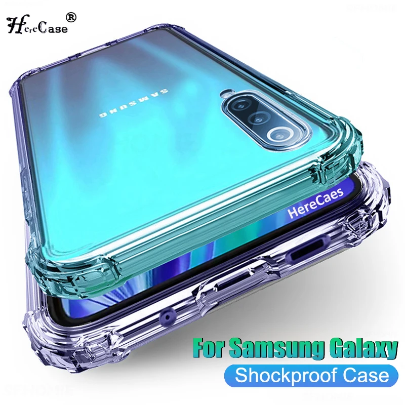 Luxury Shockproof Clear Silicone Phone Case - Enhanced Back Cover Protection