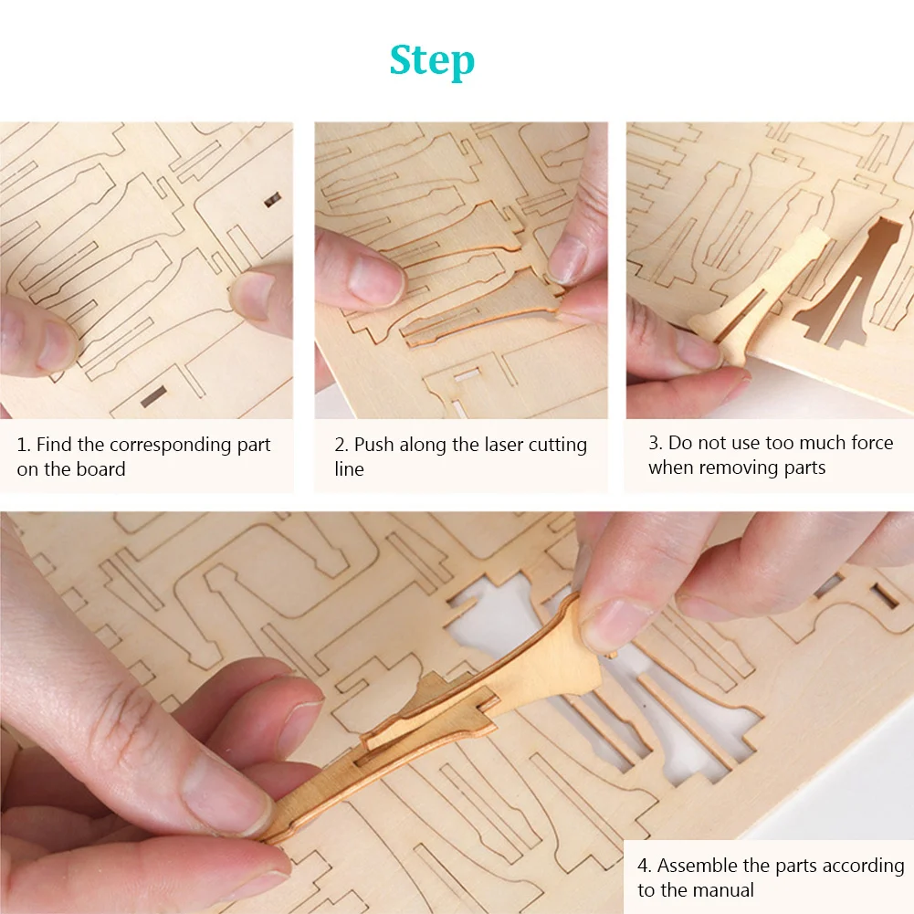 3D Wooden Puzzle Toys 4