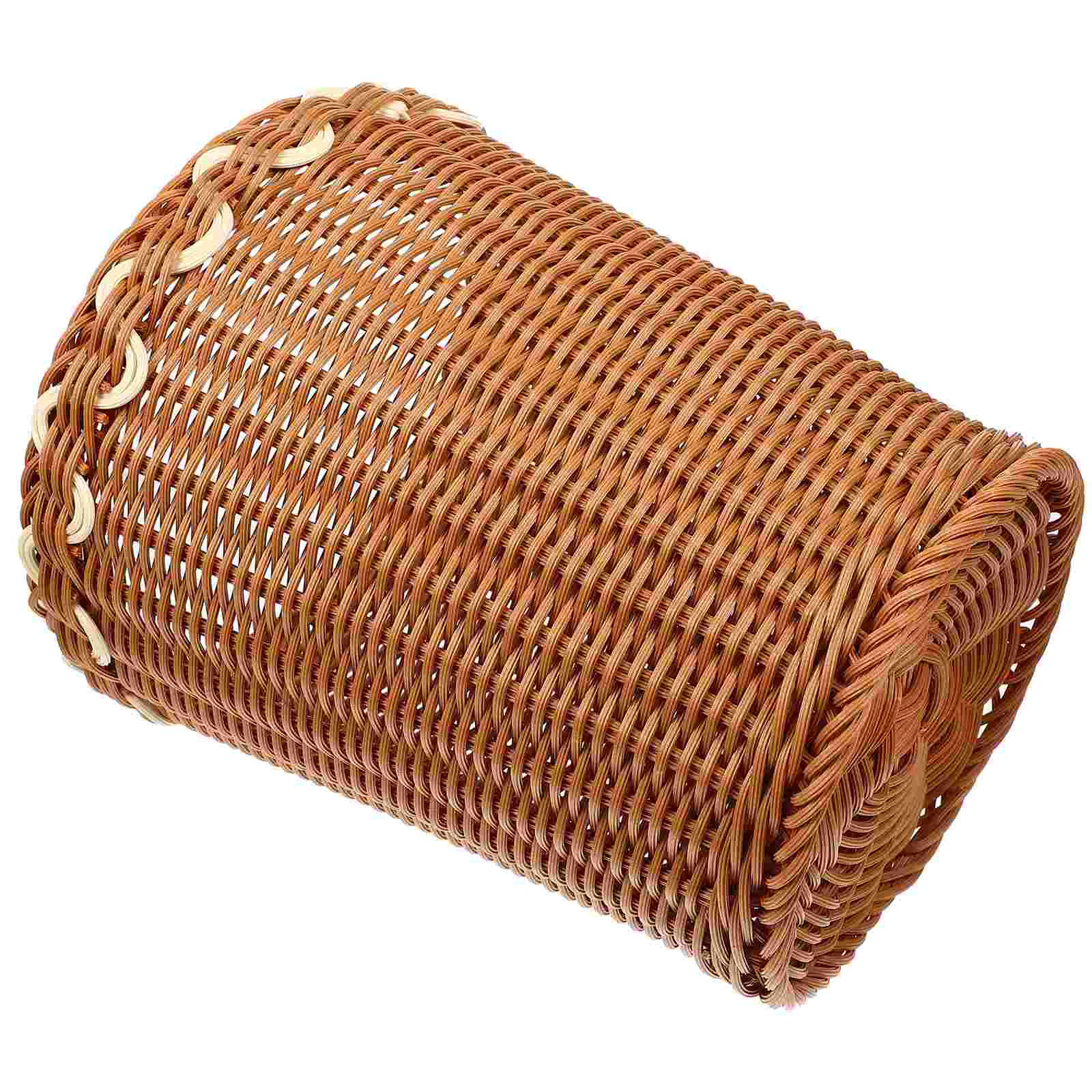 

Simulated Bucket Bin Storage Basket Waste Imitation Sundries Simulation Laundry Imitated Home Flower Multipurpose Can