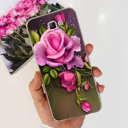 Charming Painted Soft Silicone Phone Case Cover - Artistic Design TPU Protective Case for J7 Prime (LIGHT BLUE)