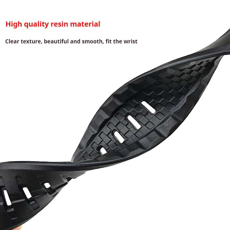 Waterproof Silicone Sports Watch Band - Durable Rubber Strap