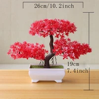 Artificial Tree Bonsai Simulation Plants Pot Plants for Garden Table Home Room Bedroom Decoration Outdoor Fake Plant Ornaments 5