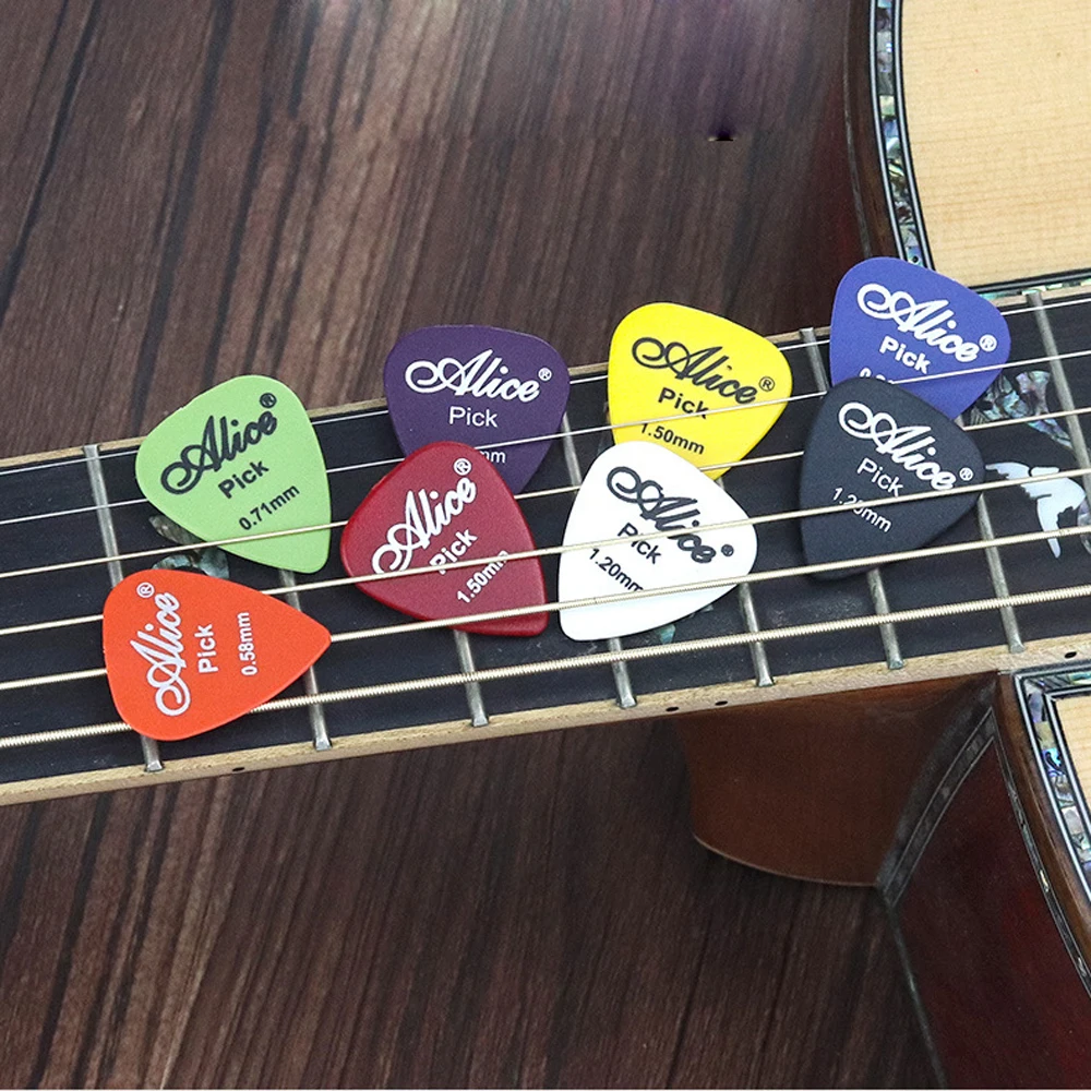 Description Picture 6 of item10-50Pcs Thickness 0.96 mm Guitar Picks Guitar Accessories Alice Acoustic Electric Bass Pic Plectrum Mediator guitar picks