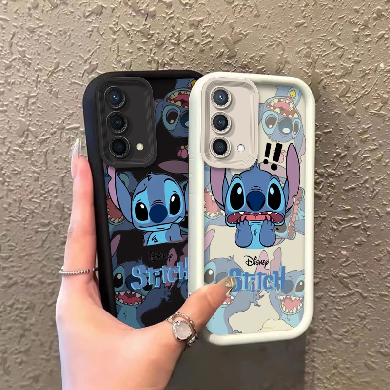 Disney Stitch Per Reno X5 X3 10 8T 7Z 6 5 Pro Plus Pro 4G 5G Eye Ladder Custodia Per Telefono
