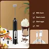Mini Drink Foamer Portable Electric Milk Frother For Coffee Cappuccino Cream Egg Milk Froth Whisk Tool Accessorie With Usb 4