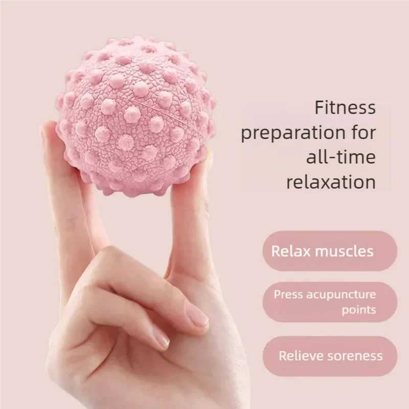 Massage Ball Foot Fascia Ball Hard Solid Massage Ball Yoga Muscle Relaxation Acupoint Rolling Ball Hand Foot Leg Massager