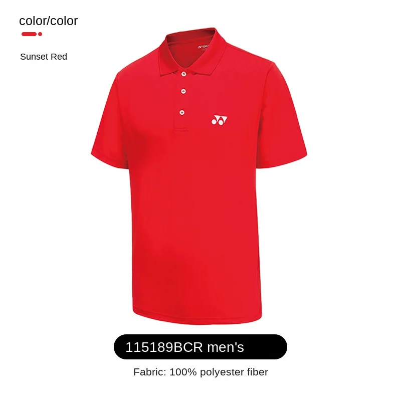 Sport t shirt Yonex tennis clothing quick dry badminton Jersey short sleeve men women summer 115189