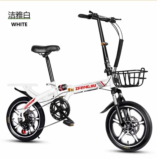 Triciclo Adulti Piegevole 20 Pollici - Bicicletta A 3 Ruote Con Cestino Per Anziani E Shopping - Foto 5