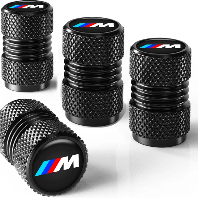 4Pcs Car Wheel Tire Valve Caps Air Stem Covers Accessories For Bmw M M3 M5 Performance E36 E39 E46 E53 E90 E60 E61 E93 X3 X1 1