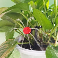 Garden 1/4'' Drip Irrigation Kit Automatic Watering System Nozzles for Farmland Bonsai Plant Flower Vegetable Greenhouse 5