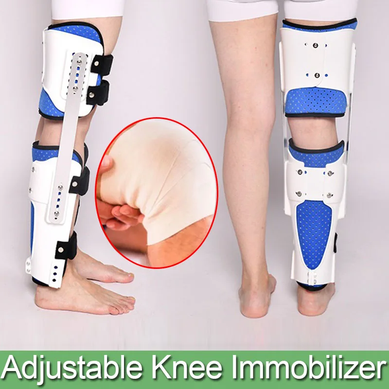 

Adjustable Hinged Orthopedic Knee Joint Support Knee Leg Brace Protector Post Surgery Bone Orthosis Ligament Care Joint Support