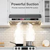Under Cabinet Range Hood 36 Inch with Voice/Gesture/Touch Control,900 CFM Kitchen Hood Vent with 4-Speed Exhaust Fan,Memory Mode 4