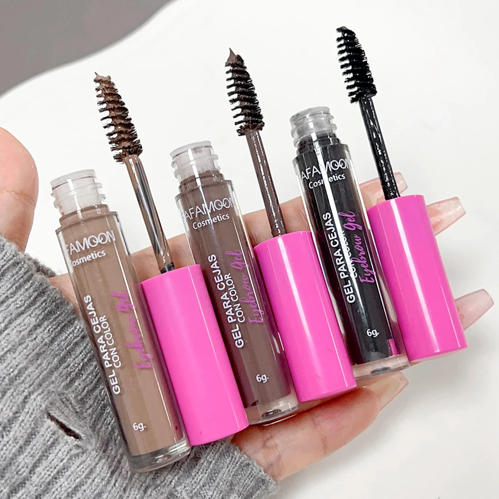 3 Colors Natural Liquid Dyeing Eyebrow Cream Waterproof Long Lasting Non-smudge Mascara Tint Makeup Cosmetic Brow Enhancer Cream 6