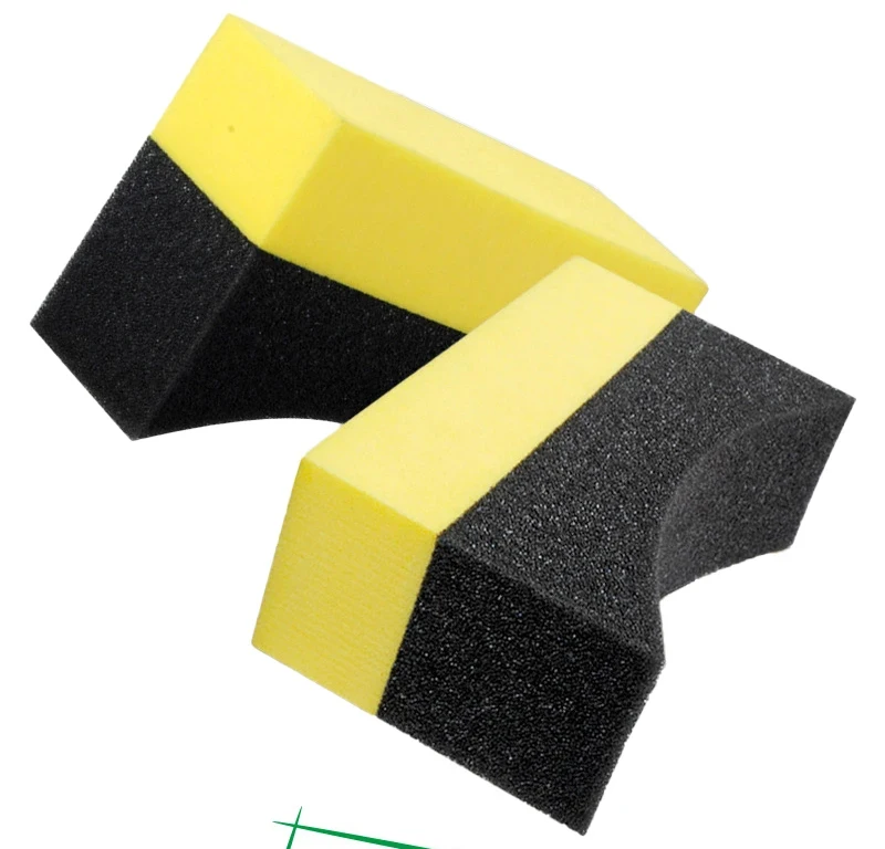 3/5/10PCS Auto Rad Pinsel Reinigung Schwamm Werkzeug Reifen Waschen Wischen Wachs Polieren Reifen Pinsel Werkzeuge wasser Saug Schwamm Pad – Detail 3