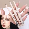 Waterproof Eyeliner Pen Smooth Matte Black Brown Eye Liner Pen Quick-drying Long Lasting Pencil Not Blooming Eye Makeup 4