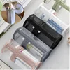 Mesh Dual-use Makeup Brush Storage Bag Portable Large Capacity Brush Case Bucket Holder Travel Stand-up Pouch Beauty Organizer