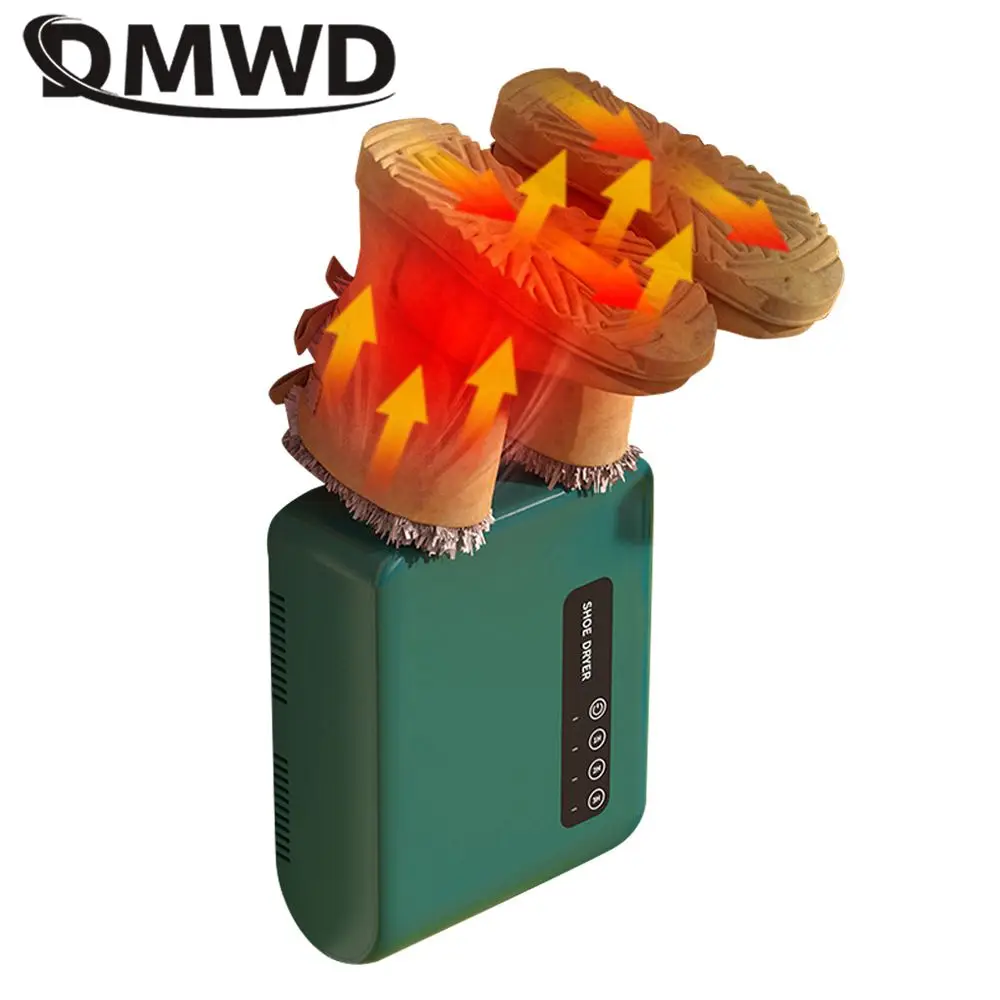 DMWD Household Electric Shoes Dryer Wall Mounted Socks Heater Warmer Clothes Heating Drying Machine 65 ± 5 ℃ 3h Timing 220V