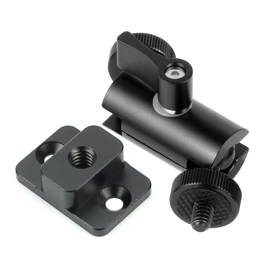 Feichao Cold Shoe 1/4 Mount 360 Adattatore Testa A Sfera Rotante Da 1 "Per Gopro 11 10 9 /Insta360 Per Dji Ronin S Gimbal Monitor Light