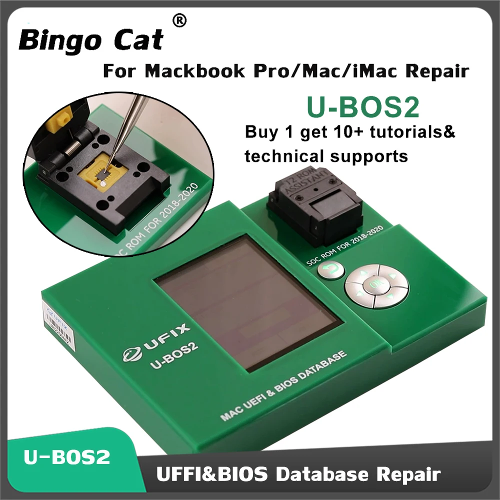 Ufix U-Bos2 Programmatore Di Database Uefi E Bios Scheda Universale Un Supporto Per Disco U Per Mac Macbook Imac Pro Air Dal Test 2008-2020