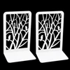 Black Bird on a Branch Desktop Bookends Office Desktop Organizer Book Home Bookend Iron Book Ends Holder Stand Shelf Book rack 1