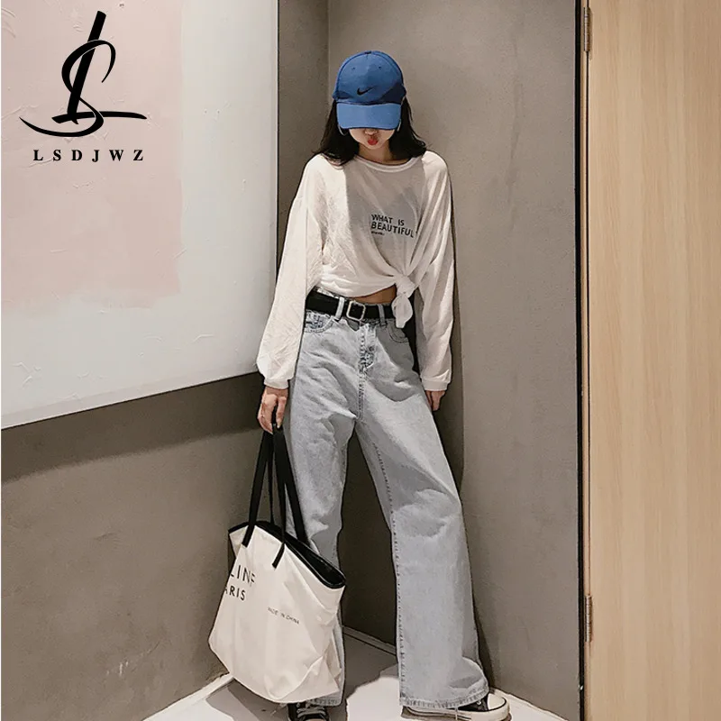 

Streetwear Vintage Clothes Women's Pants Women's Jeans 2023 Trend Y2k Newjeans Straight Leg Jeans Woman High Waist Clothing