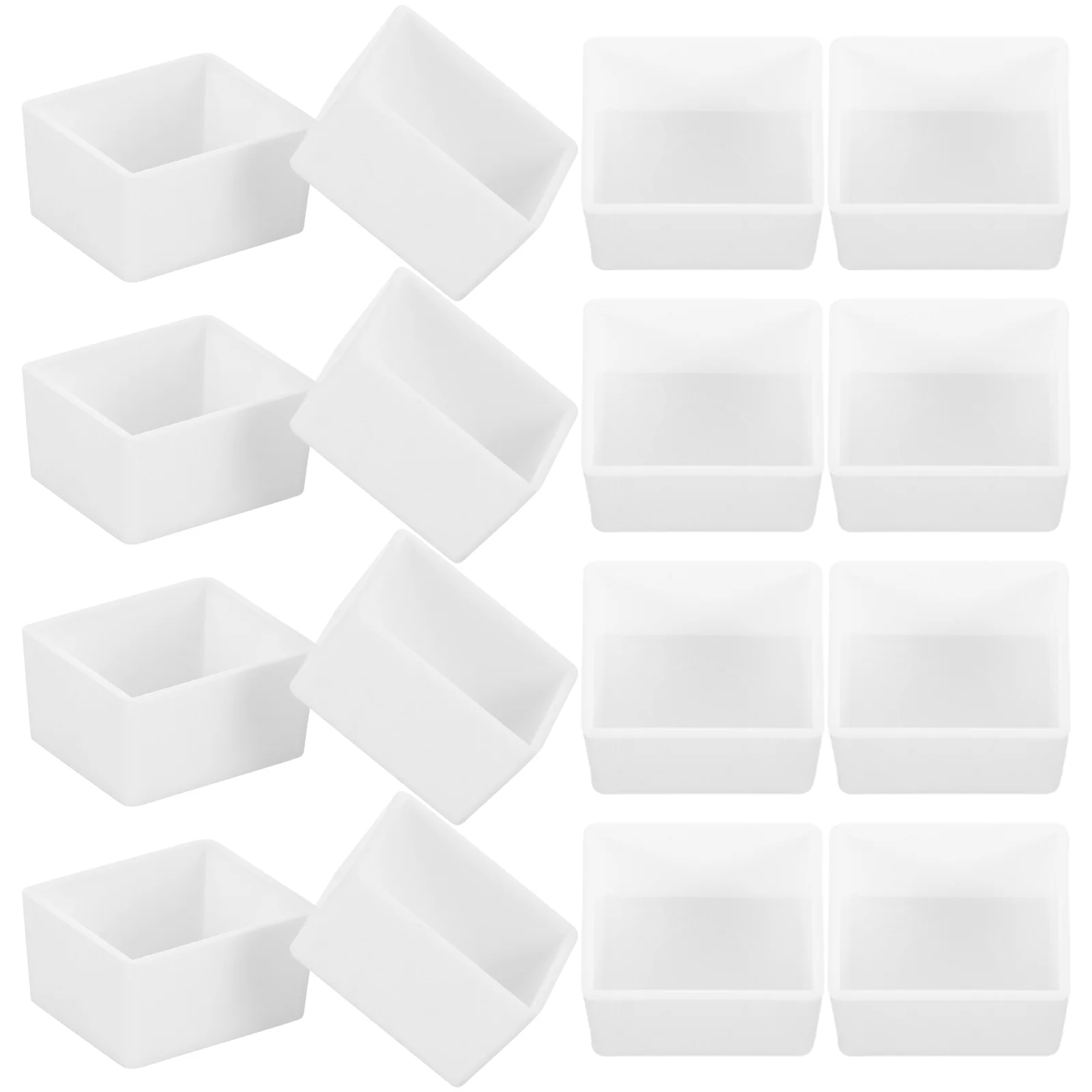 

Watercolor Grid Plastic Empty Paint Pans Half Oils For Acrylics DIY Flat Skillet