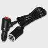Car Cigarette Lighter Extension Cord with On/off- Button Max180W for Car , Vacuum Cleaners, Fans, LED Lights, 3