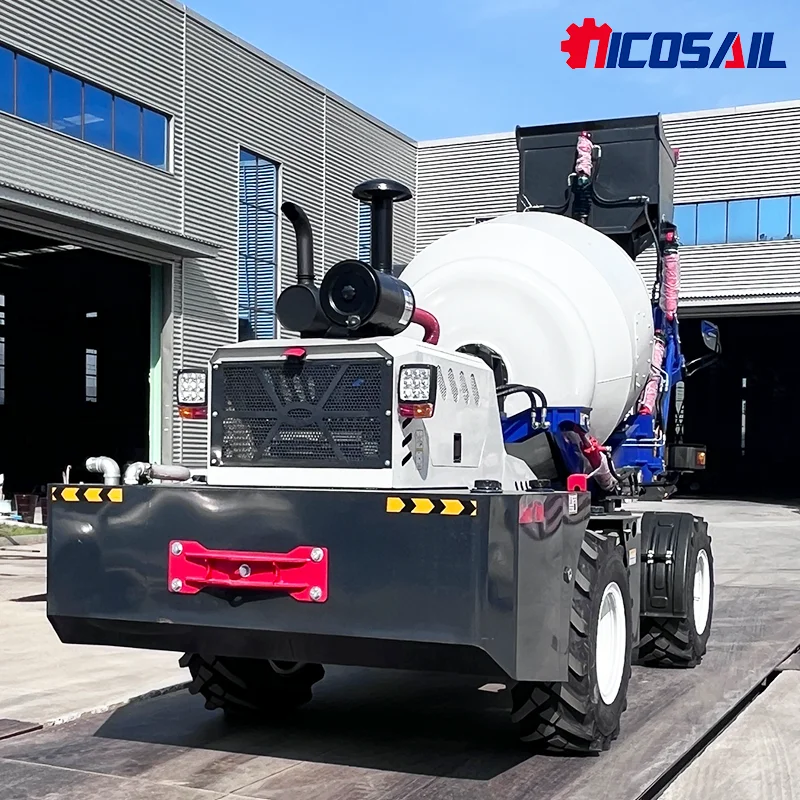 3,5 CBM selbstladender mobiler Betonmischer mit Skala aus China Shandong Nicosail