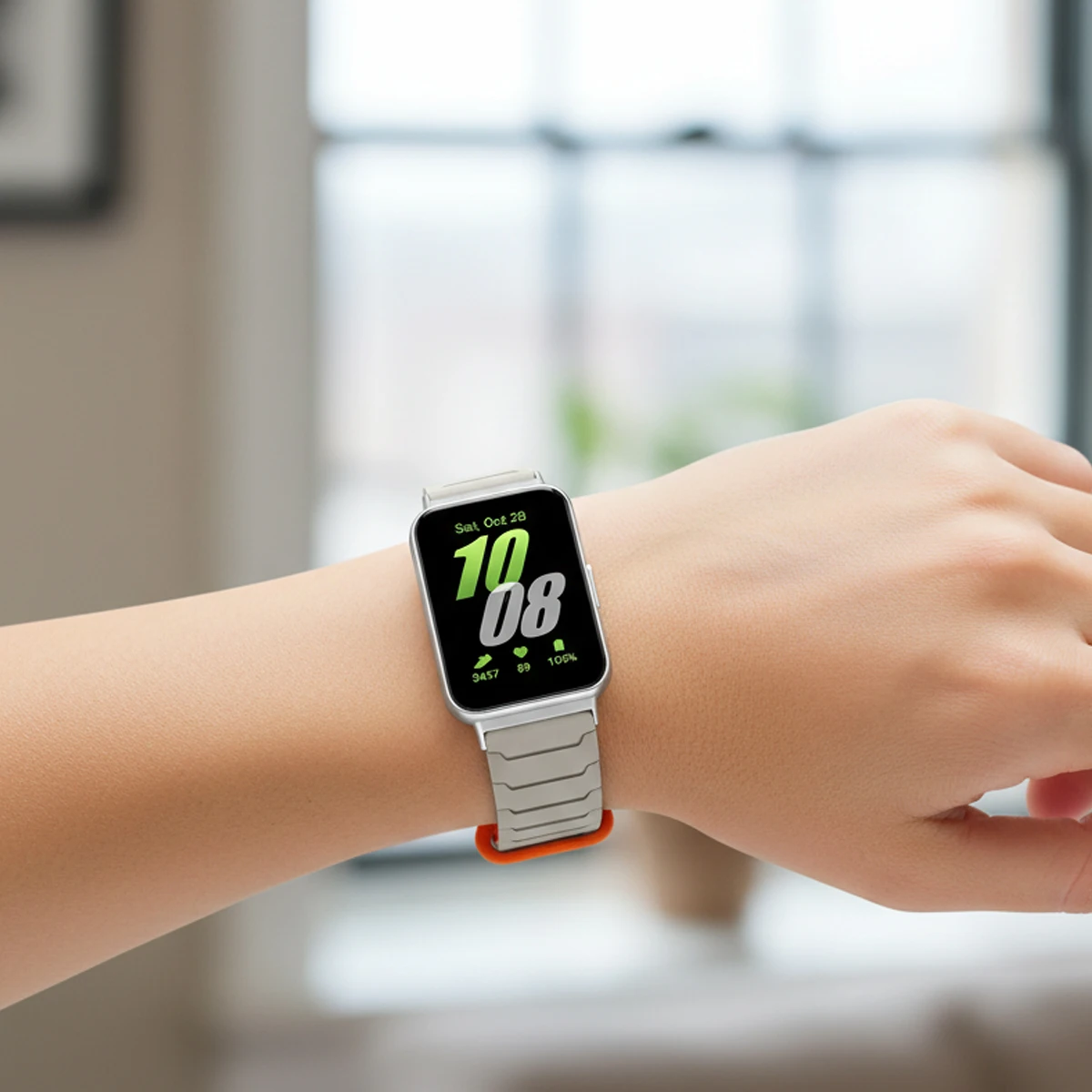 Magnetic Silicone Sport Watch Band Strap - Unisex Bracelet Accessory