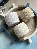 1Pc 100g Crocheting lace yarn hand knitting cotton yarn 1mm thread Crocheting table mat bag amigurumi Dream catcher knit line 2