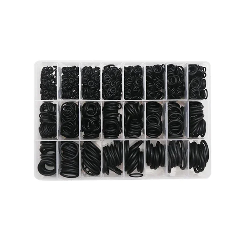 O Rings Rubber Sealing O-rings Nitrile Washer Seals Damper Waterproof Repair Rubber Assortment Kit Set 200/225PCS
