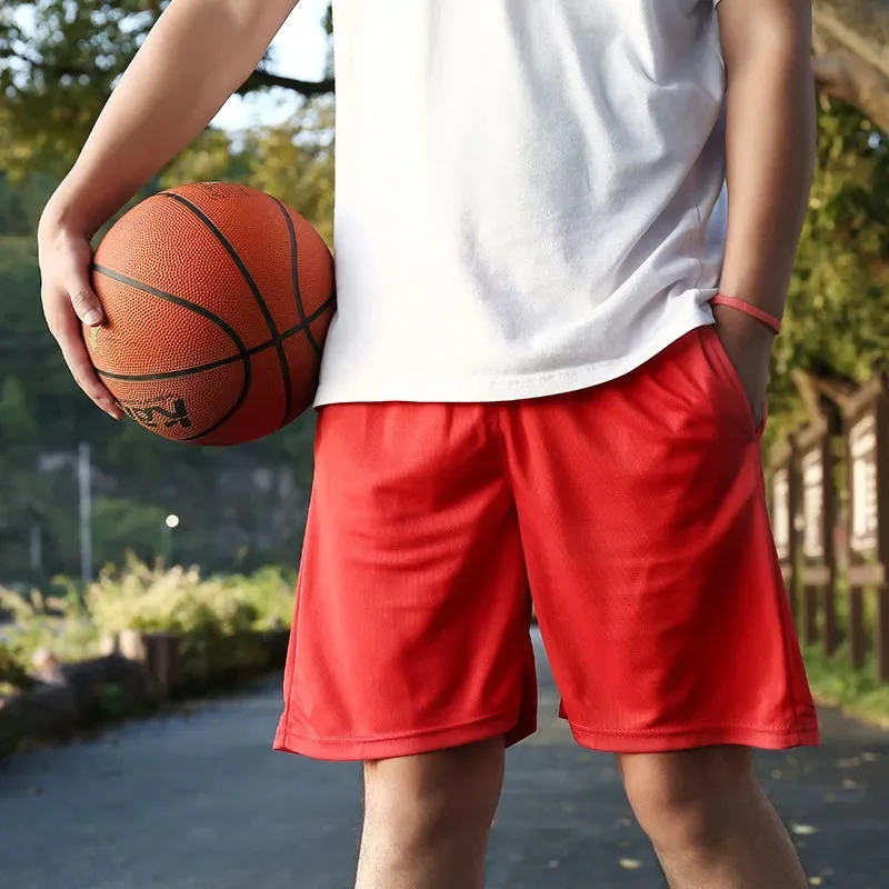Men Shorts Sport Football Training Casual Shorts Men child Kits Soccer Uniform Running Basketball Solid Color Loose Beach Short men shorts