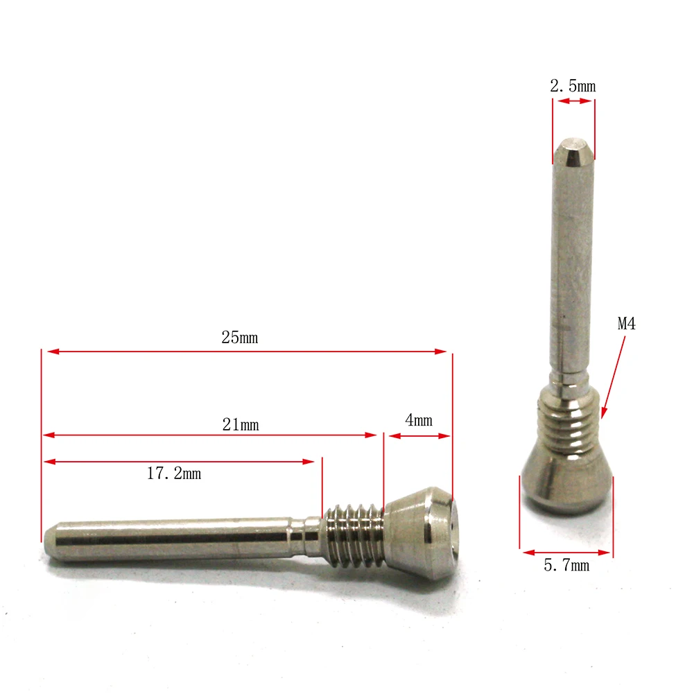 

Useful High Quality Practical Bolt Titanium 2-4N.M 2pcs Bolts Brake Disc Brake For Road Bike For-SRAM Force Pin Inserts