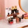 3 Tier Desktop Perfume Shelf PET Cosmetic Organizer Perfume Storage Rack Doll Display Stand Kitchen Seasoning Organizer 4