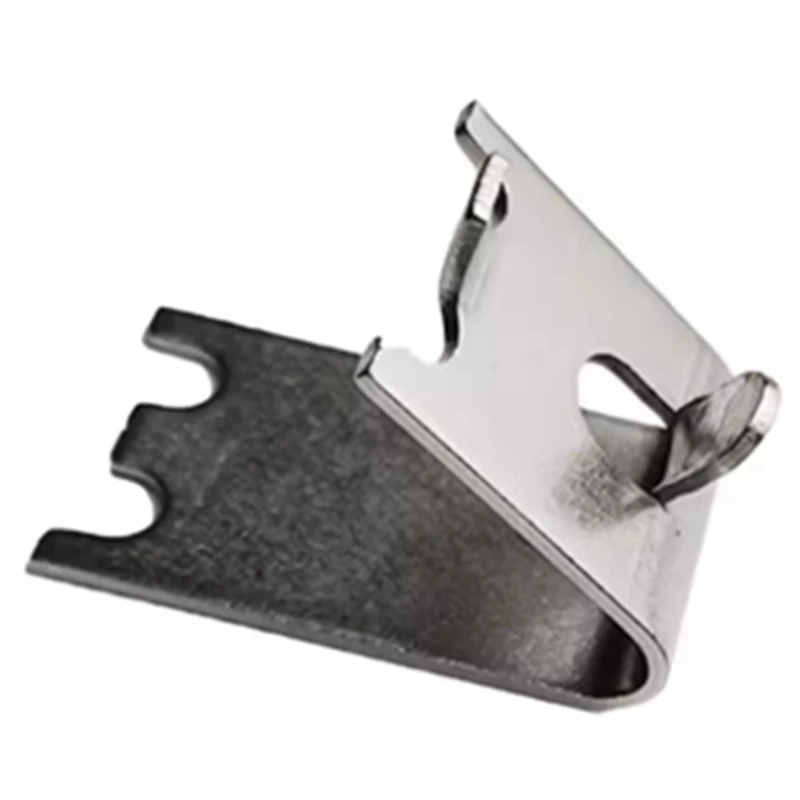 ABNO-12PCS Commercial Freezer Shelf Clips Stainless Steel Refrigerator Shelf Support Clamp Bracket Shelves Parts