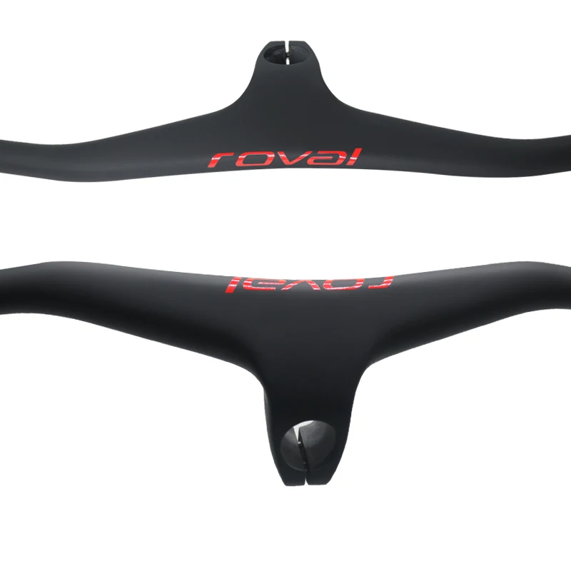 T1000 Carbon Mtb Handlebars And Stem 28.6mm-17Degree Carbon Integrated Handlebar Mountain Bike 660-800 60-110mm Bicycle Parts